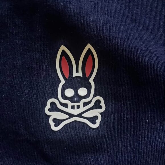 Psycho Bunny men's t-shirt small 100% cotton blue - Picture 3 of 4